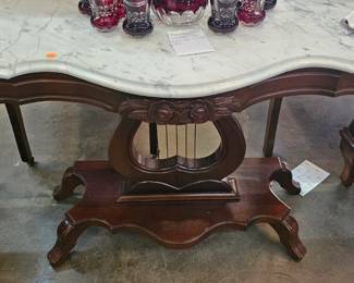 MARBLE TOP TABLE