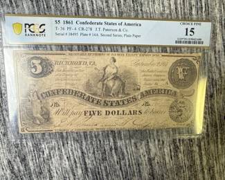 CONFEDERATE MONEY