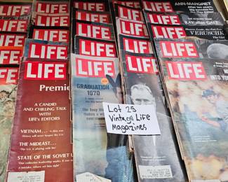 VINTAGE LIFE MAGAZINE LOT