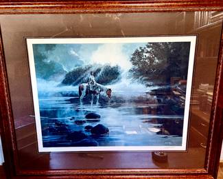 Ralph Wall lithograph.