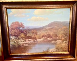 G. Harvey, "Autumn" on canvas