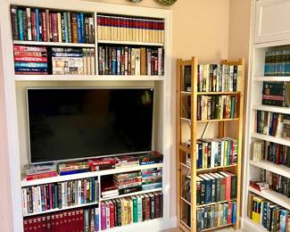 Books, books, books.