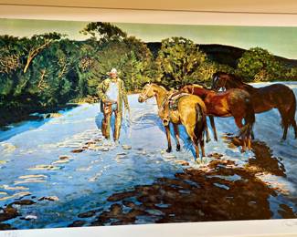Bob Lougheed, "Dusk on the Santa Fe Hills".