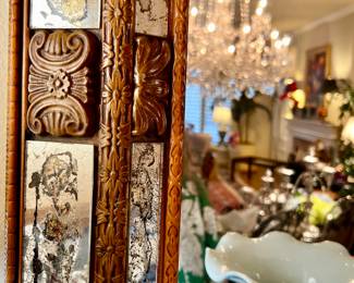 Italian mirror full of character. What detail!