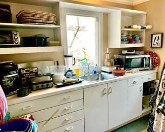 Laundry room full of appliances.