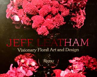 Jeff Leatham signed floral design book.