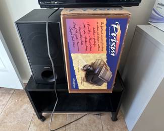 Projector, DVD player and speakers 