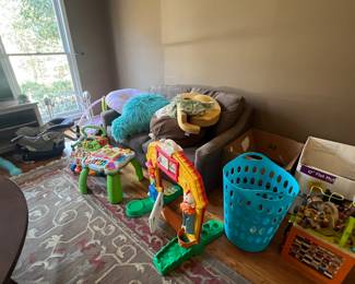 Assortment of baby toys 