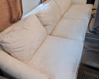 White fabric Couch