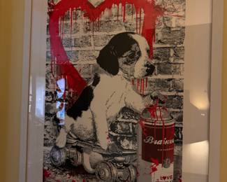 Mr. Brainwash “I Woof You” 