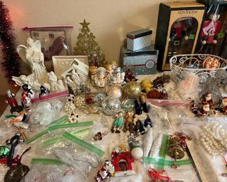 Lots of very nice ornaments. Glass to whimsical. 75% off