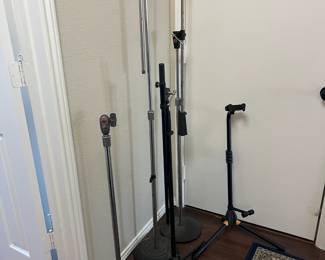 Music and microphone stands