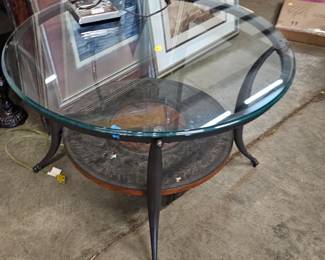GLASS TOP TABLE
