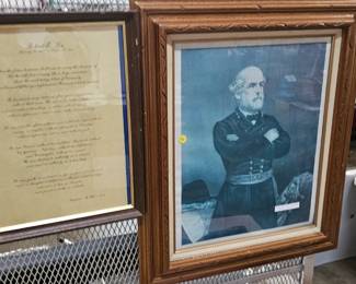 ROBERT E LEE FRAMED PICTURE