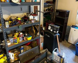 Diggers delight in garage