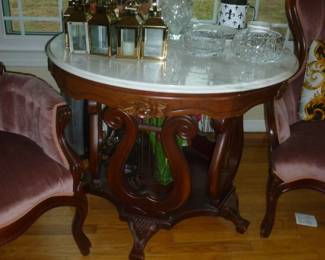 close-up of table