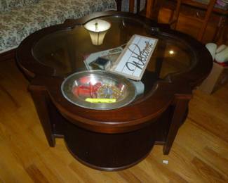 Unique shaped coffee table