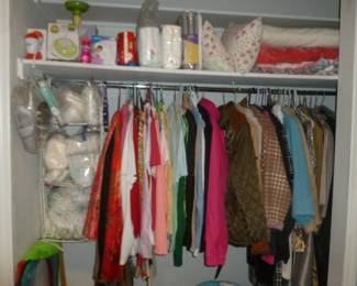 Ladies clothes, etc
