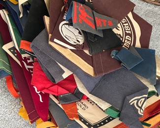 HIGHEST & BEST ON FULL LOT OF VINTAGE PENNANTS BY 3:00 PM 3/13!