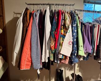 racks and racks of great clothes
