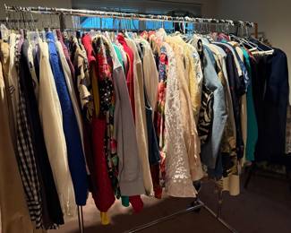 lots and lots of clothes size 8 and up