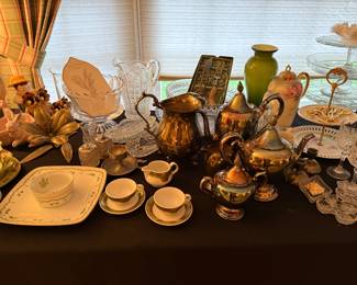 silverplate tea set