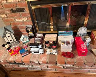 misc decor w/ advertising cars