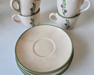 Cup and saucer