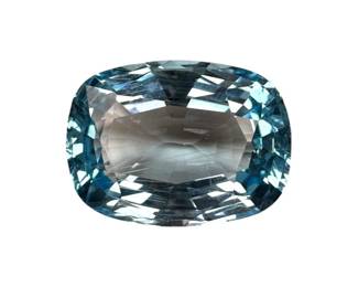 Loose Cushion Swiss Blue Topaz 23ct Gemstone