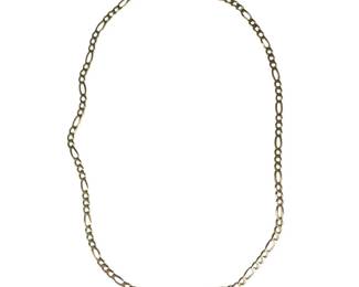 14kt Yellow Gold 17pt75in Figaro Chain