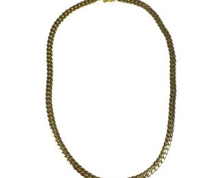 10kt Yellow Gold Heavy Cuban Link 24in Chain