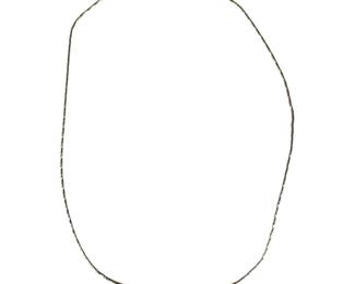 14kt Two Toned 18in Twisted Snake Chain