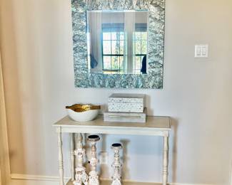 Mother of Pearl Square Wall Mirror