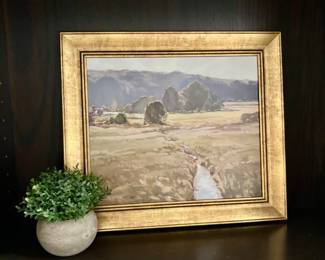 “Summer Pasture” framed art