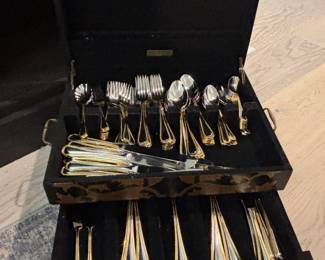 Silver plated flatware