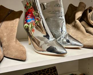 Metallic boots