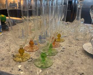 Set of 8 pilsner glasses 