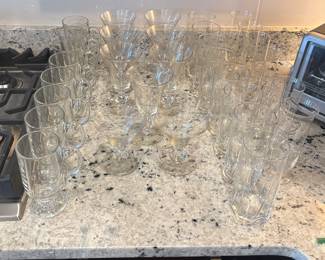 Sets of drinking glasses 