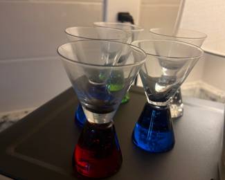 Set of 5 shot glasses 