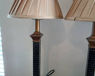 Set of buffet lamps