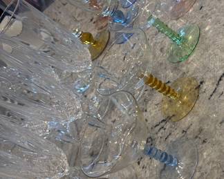 Sherbet glass set