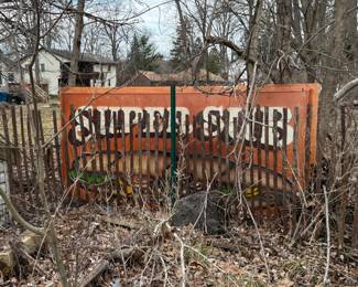 Huge sign, fiberglass 