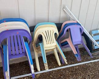 Who doesn't need extra plastic chairs?