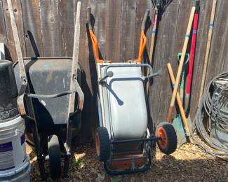 Wheelbarrows and Yard Tools