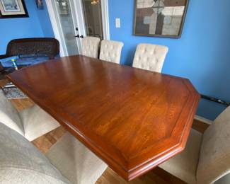 Dining Table with Misc. Chairs