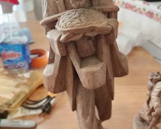 Hand carved figures from Venezuela