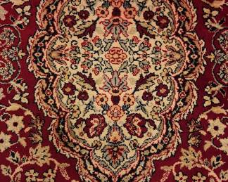 Close up of rug pattern