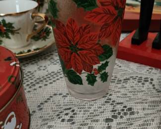 Vintage Christmas glasses