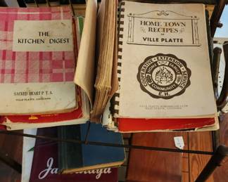 Vintage and local cook books