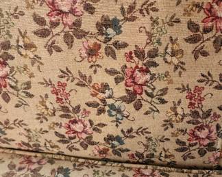 Close up of fabric on sofa